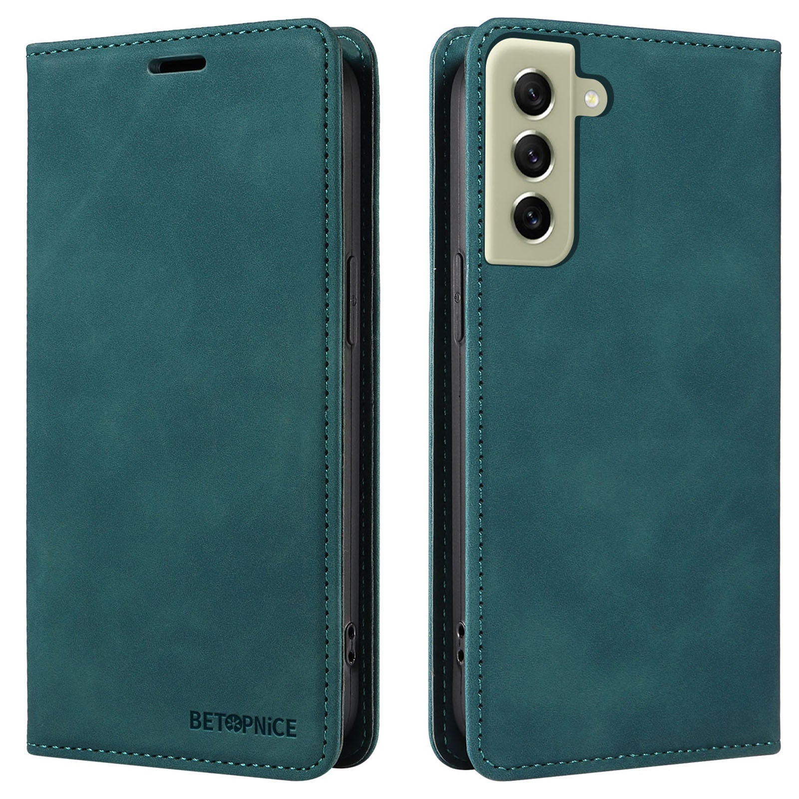 BETOPNICE 003 til Samsung Galaxy S21 4G S21 5G RFID-blokerende tegnebogsstativ cover PU-læder telefoncover BETOPNICE 003 til Samsung Galaxy S21 4G S21 5G RFID-blokerende tegnebogsstativ cover PU-læder telefoncover